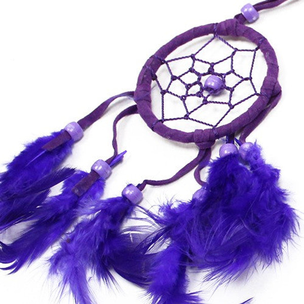 Bali Dreamcatchers - Small Round - Turq/Pink/Purp