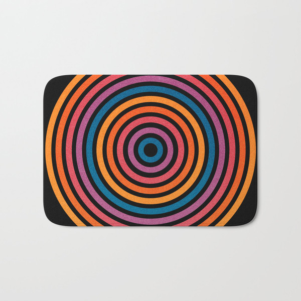 Candy Sunsets: California Night Edition Bath Mat