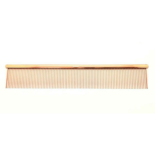 Fluffing Finishing Comb Rose Gold 9″