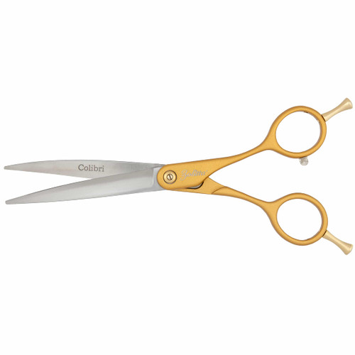 Colibri Super Curved Scissors Lime Green  6.5"