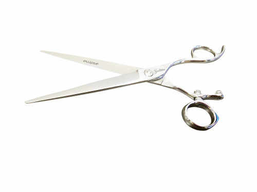 Zolitta Ellipse straight scissors. Comfortable and easy to handle, with perfect balance throughout and a pinky rest