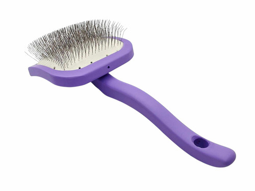 Soft Touch Purple Wooden Slicker Brush Large Soft Touch Purple Wooden Slicker Brush Large