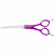 Colibri Curved Scissors Magenta 6.25"