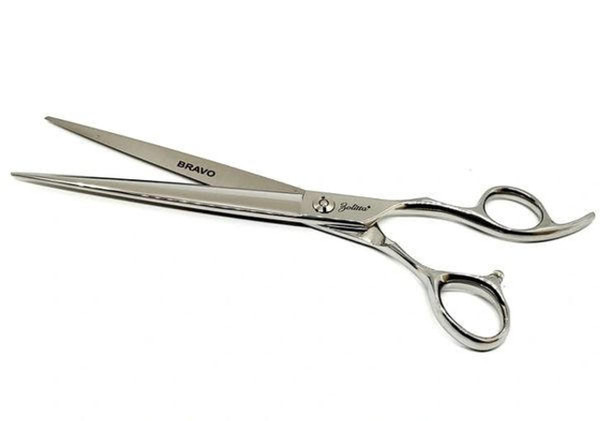 Bravo 8.0" Straight Stiletto Micro-Serrated  scissors