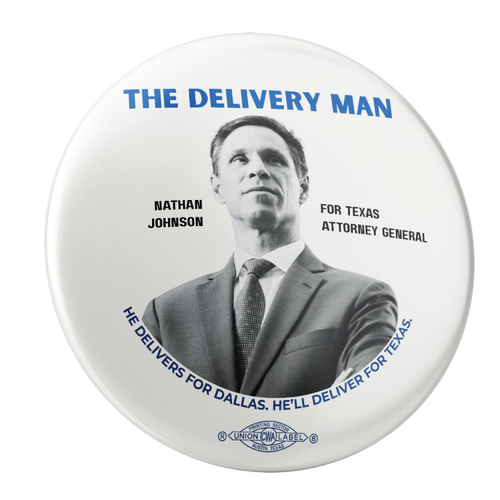 Delivery Man (2.25" Pin-Back Button)