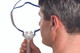 Man holding a ResMed AirFit P10 Nasal Mask