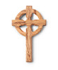 hand-crafted olive wood cross made in Bethlehem