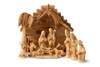 hand-carved olive wood nativity set  made in Bethlehem