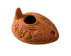 clay lamp made in Bethlehem