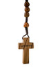 hand-crafted olive wood rosary made in Bethlehem