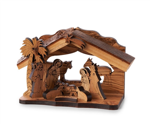 E33 - Grotto with laser cut figures - 4.5"x6"