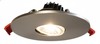 3" Round LED Module Gimbal Recessed Downlight, 8W, 650 Lumens, 5CCT Adjustable (2700K, 3000K, 3500K, 4000K, 5000K), CRI>90, Dimmable, Wet Location, 4" BN Changeable Trim