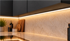 1616 Black Anodized Aluminum Profile with Black or White Milky Diffuser, 90° Angle, 16.2x16.2mm, 3048mm Length