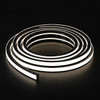 1212 Top View LED Neon Strip Light: 12mm Width x 12mm Height, DC 24V,  CRI >90, IP67 Rated, Top View, Black, cETLus Certified