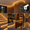 12 × 12 mm LED Neon Flex – Three-Sided Black Housing, White Diffuser, Top-View, 24V DC, CRI >90, IP67, cETLus Certified