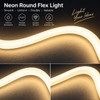 13 mm Round 360° LED Neon Flex, 24V, Double-Sided, CRI 90+, IP67