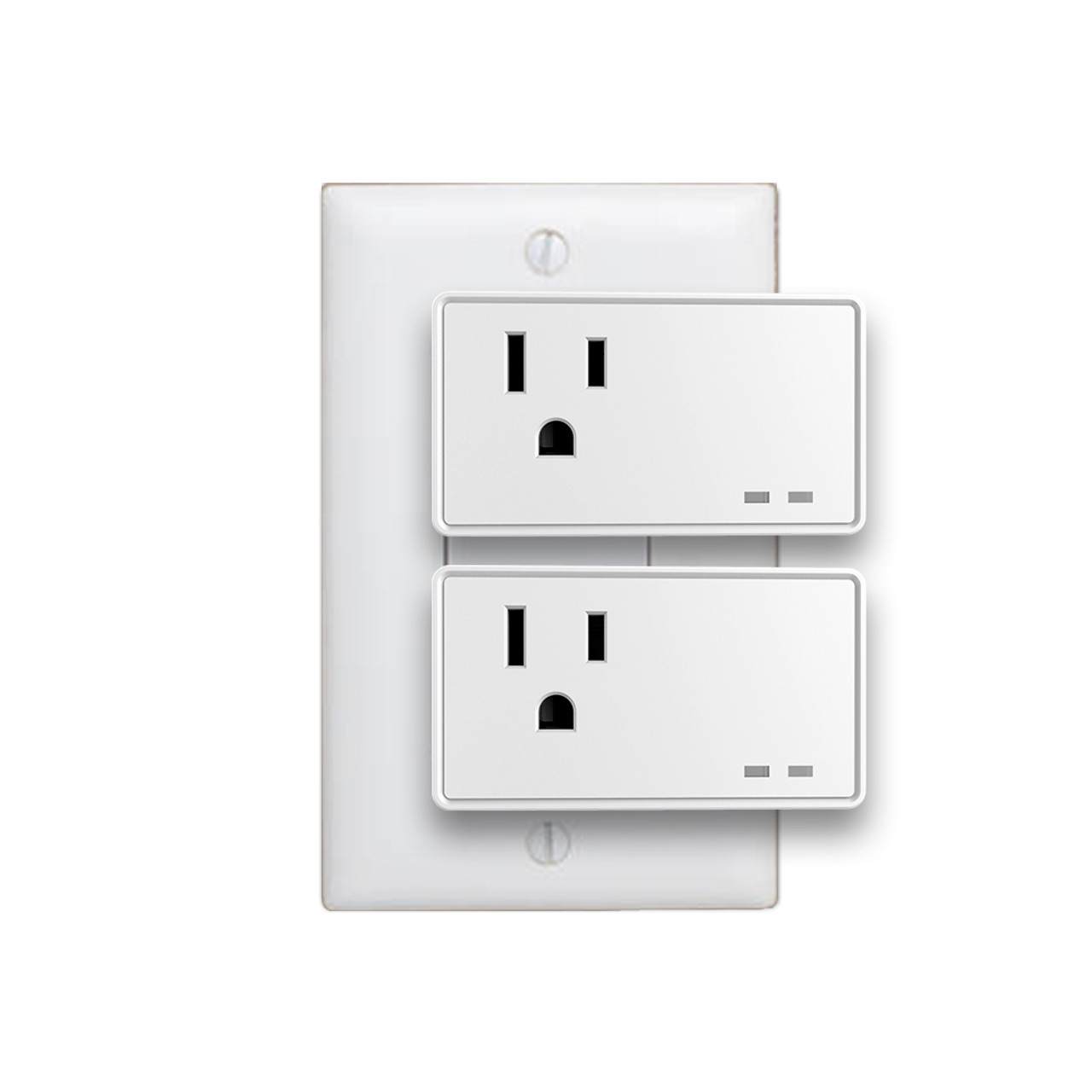 Smart WiFi Mini Plug Outlet, Works with Alexa and Google Home