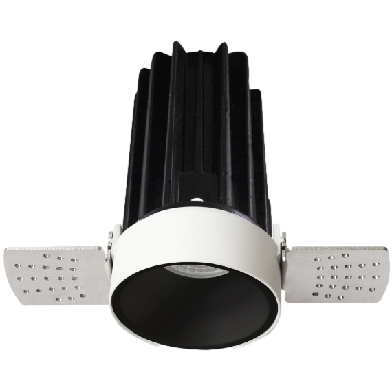 2" Bump-Free Trimless Round LED Regressed Downlight, 12W, 1000 lm, 5CCT ...