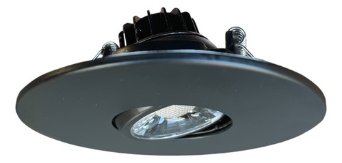 3" " LED Gimbal Recessed Light, Dimmable, 8W, CRI>90, 5CCT(2700K, 3000K,3500K,4000K,5000K) Adjustable, 550lm, Damp/Wet Location, 4" Black Round Finish Trim