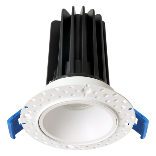 2" Trimless Round LED Regressed Downlight, 12W, 1000 lm, 5CCT, CRI>90, White