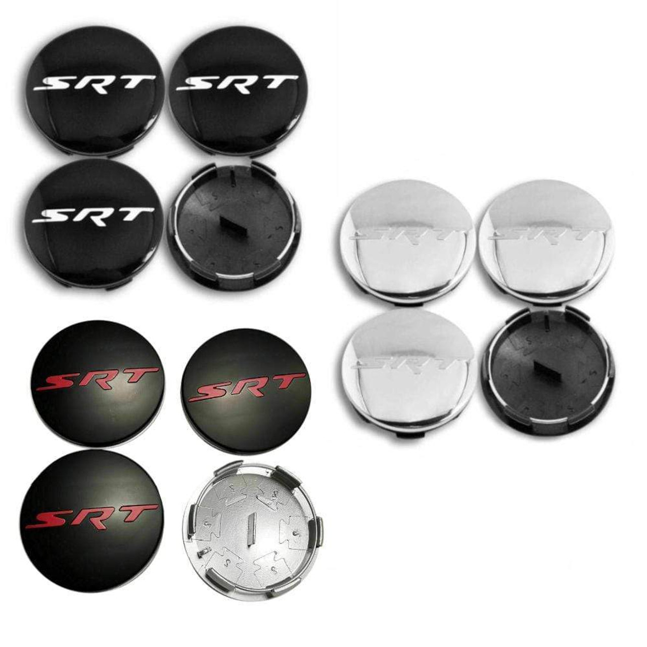 Dodge Logo SRT Wheel Center Caps Cover Car Styling Plastic Aluminum