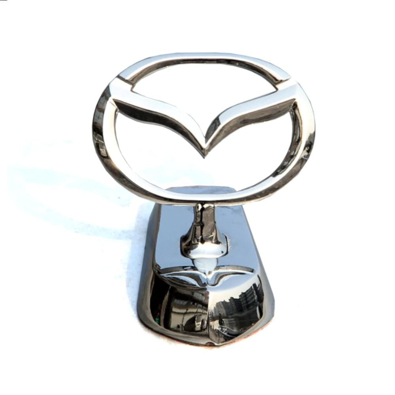 Car Mazda Logo Front Hood Stand Emblem Sticker Decal Adhesive Auto