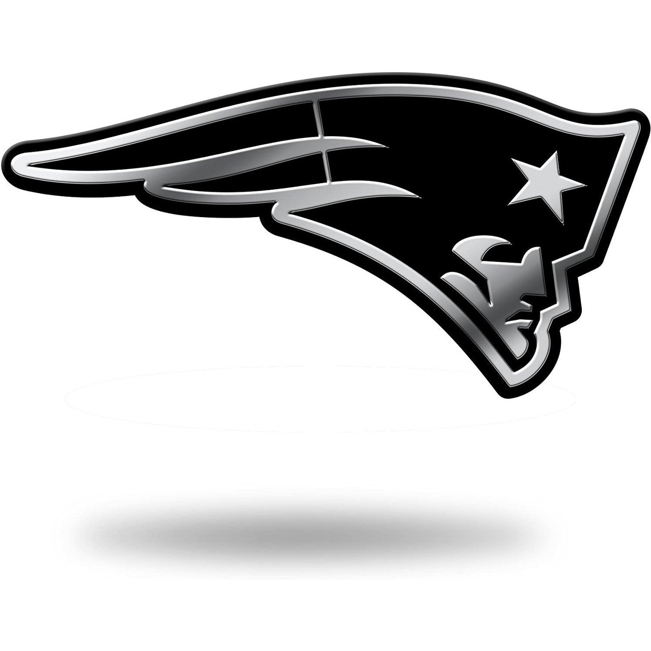 patriots black and white logo