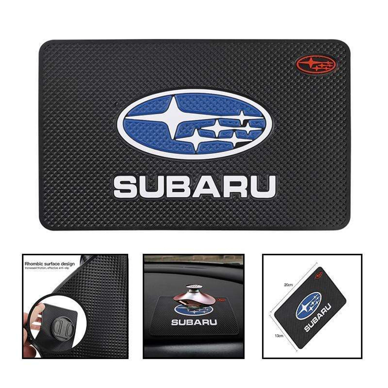 japon cliënt geweer Subaru Logo Auto Anti-Slip Silicone Dashboard Mat Car Interior