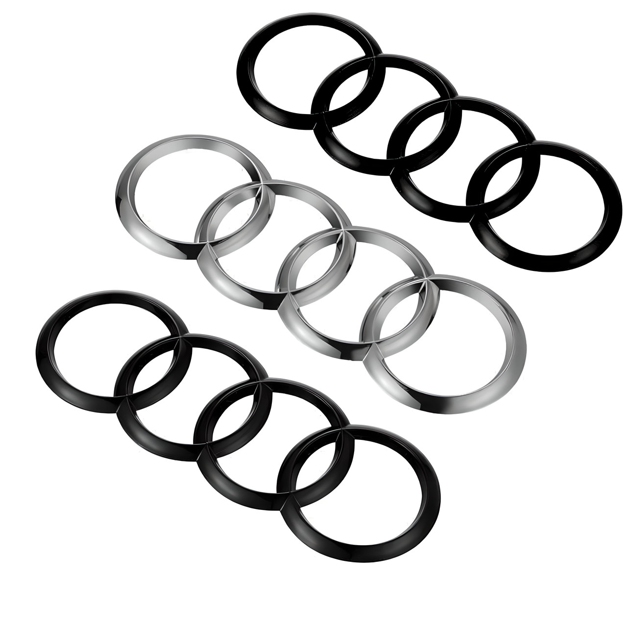 Rings Grille Front Emblem Clips 273x93mm A1 A3 S4 A5 S5 A6 S6 TT