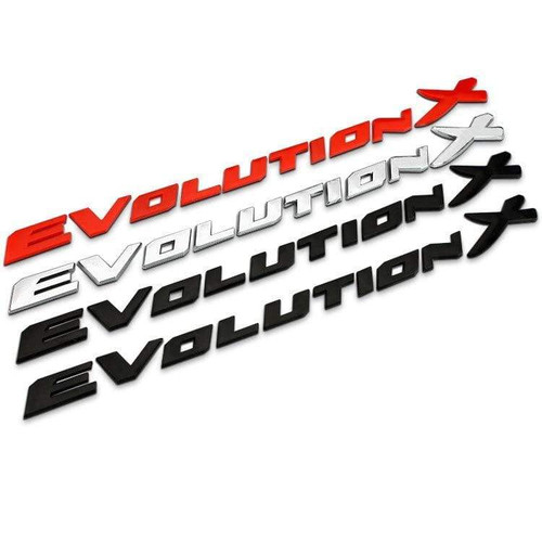 Evolution X Emblem Trunk Sticker for Mitsubishi Lancer