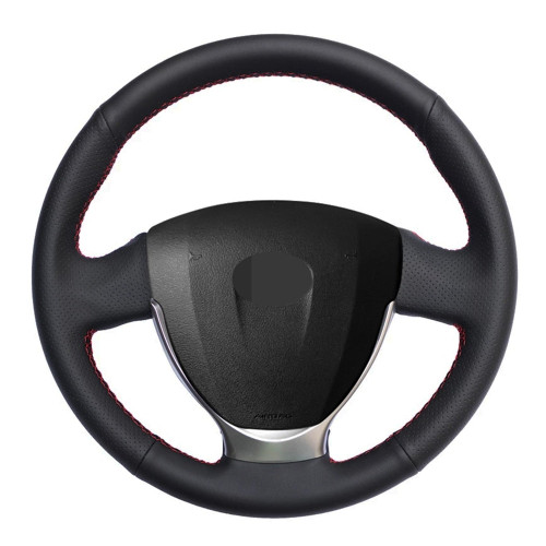 Lada Priora 2013-2018 Kalina 2 2013-2018 Steering Wheel Cover Black Thread