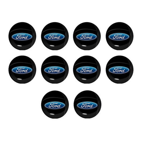 10pcs Ford Buttons Vinyl Decals