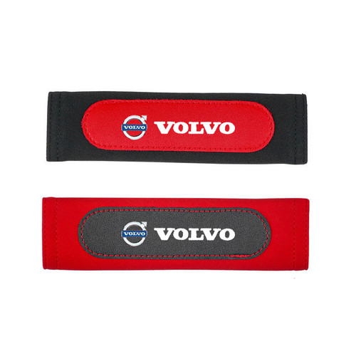 2pcs Volvo Logo Seat Belt Pads