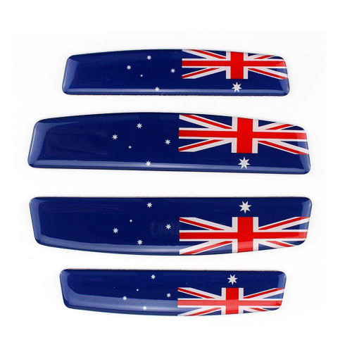 4pcs Australia National Flag Door Edge Protection Stickers