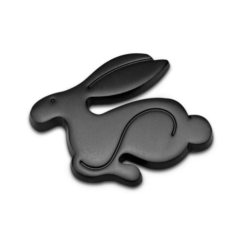Volkswagen Black Rabbit Trunk Emblem Sticker