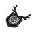 2pcs VIP Silver Shield Antler Emblems for Car
