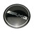 57mm Mercedes-Benz Logo Hood Emblem - Full Matt Black