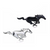 2pcs Horse Emblem Stickers for Ford Mustang - Natalex Auto