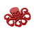 Hell Hydra Emblem Sticker Red