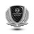 Dodge Shield Emblem Sticker Silver Black