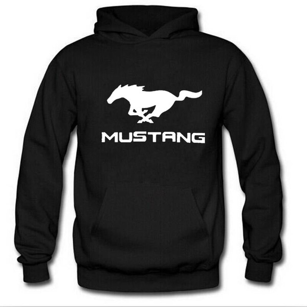 Ford Mustang Casual Hoodie Sweatshirt black / XS
