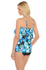 PENBROOKE MASTECTOMY SUMMER BLUE SINGLE TIER TANKINI