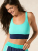 BEACH HOUSE SPORT EMPOWER CROP TOP - COLORBLOCK RIB