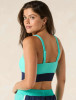 BEACH HOUSE SPORT EMPOWER CROP TOP - COLORBLOCK RIB