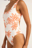 RHYTHM SANCTUARY FLORAL SQUARE NECK ONE PIECE