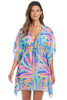 BLEU BY ROD BEATTIE ON THE BRIGHT SIDE CHIFFON CAFTAN
