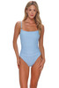 SUNSETS SOLID PAMELA ONE PIECE - BLUE WHISPER