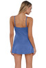 SUNSETS SOLID NAOMI SWIM DRESS - HARBOR BLUE SANDBAR RIB