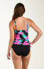 24TH & OCEAN MONTAGE FLORAL SIDE SHIRRED TANKINI TOP