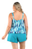 MAXINE CRYSTAL REFLECTIONS SCOOP NECK TANKINI (16W-20W)